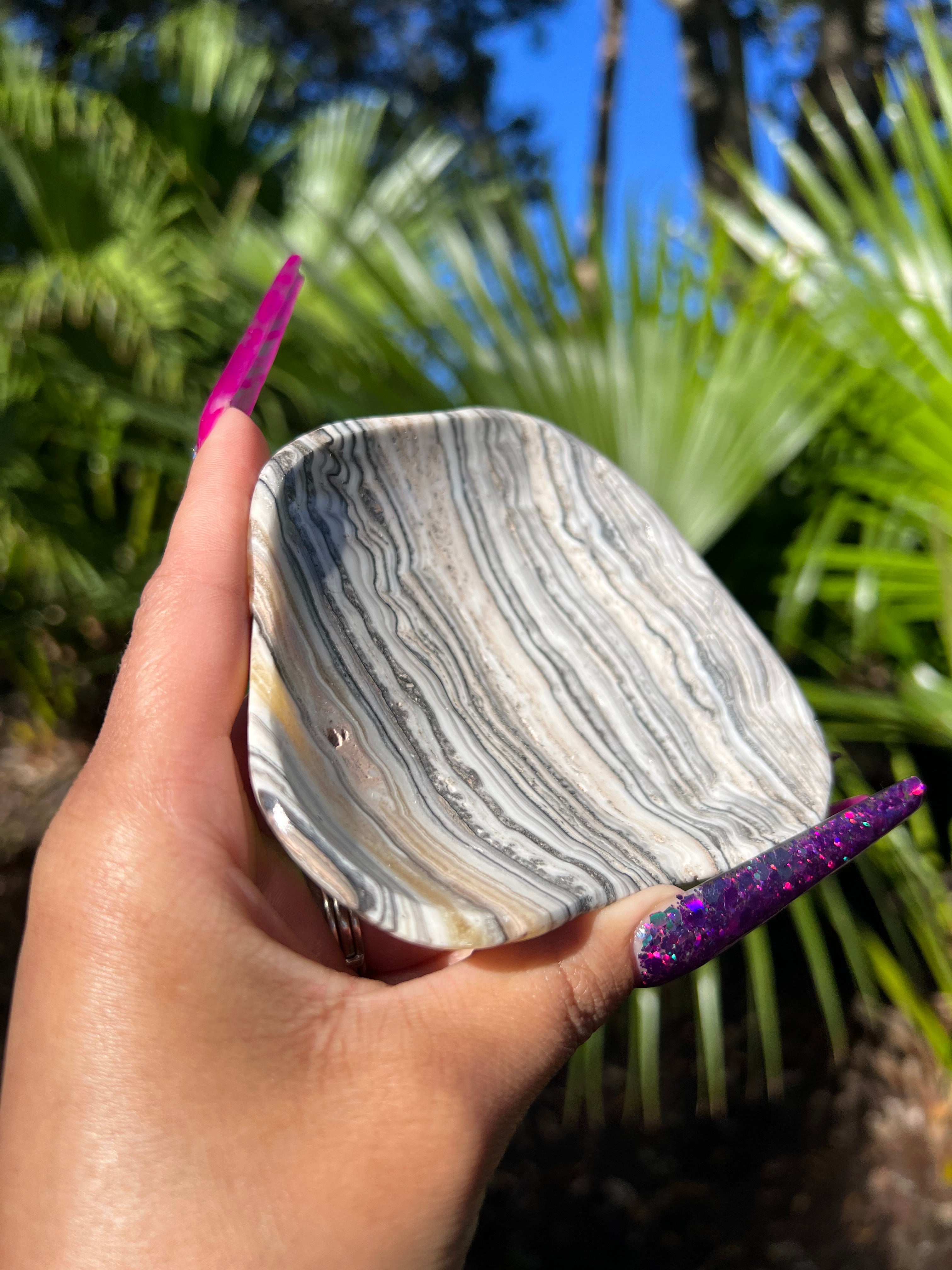 Zebra Calcite Plate ZC2