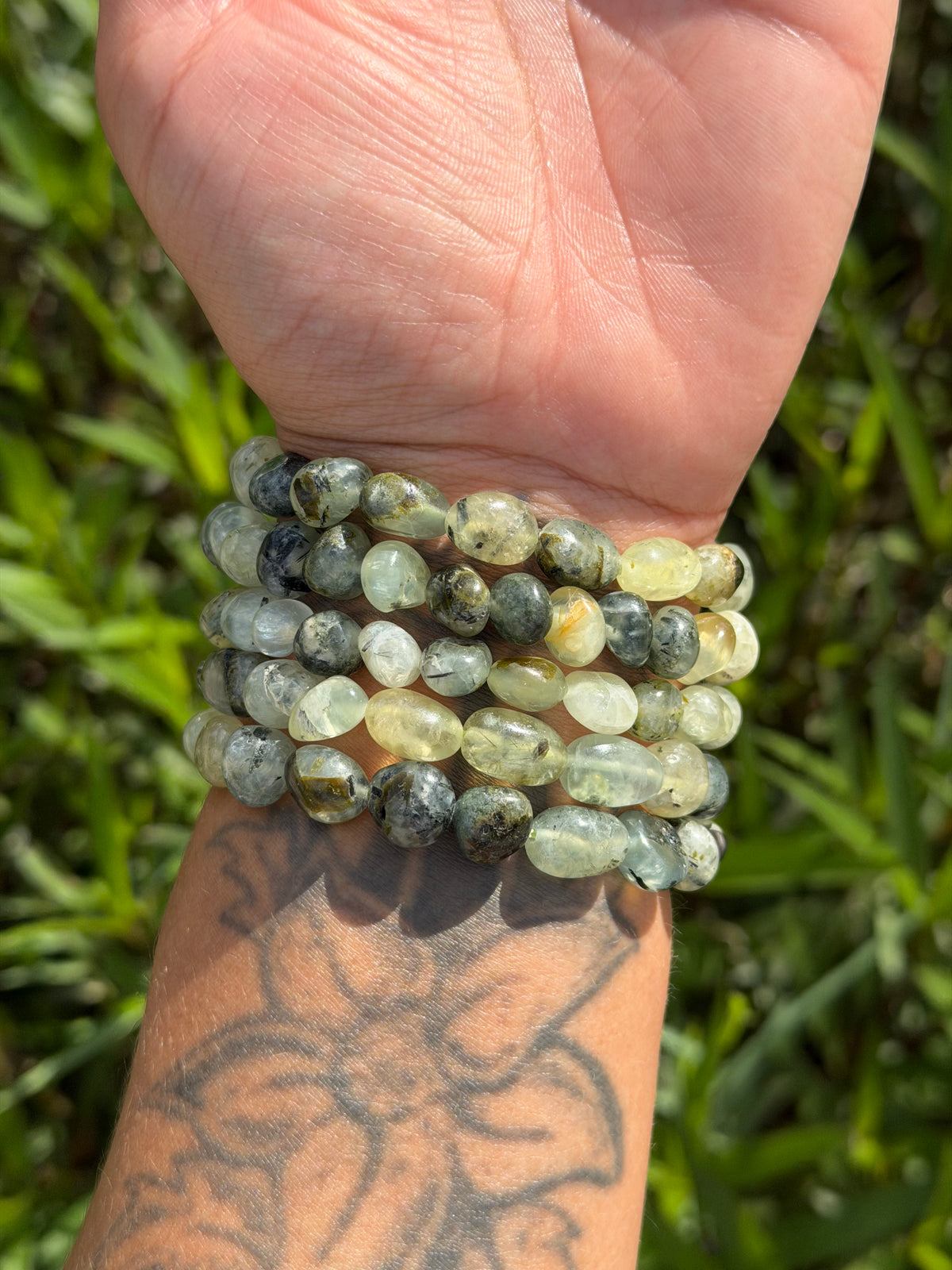 Prehnite Tumble Bracelet