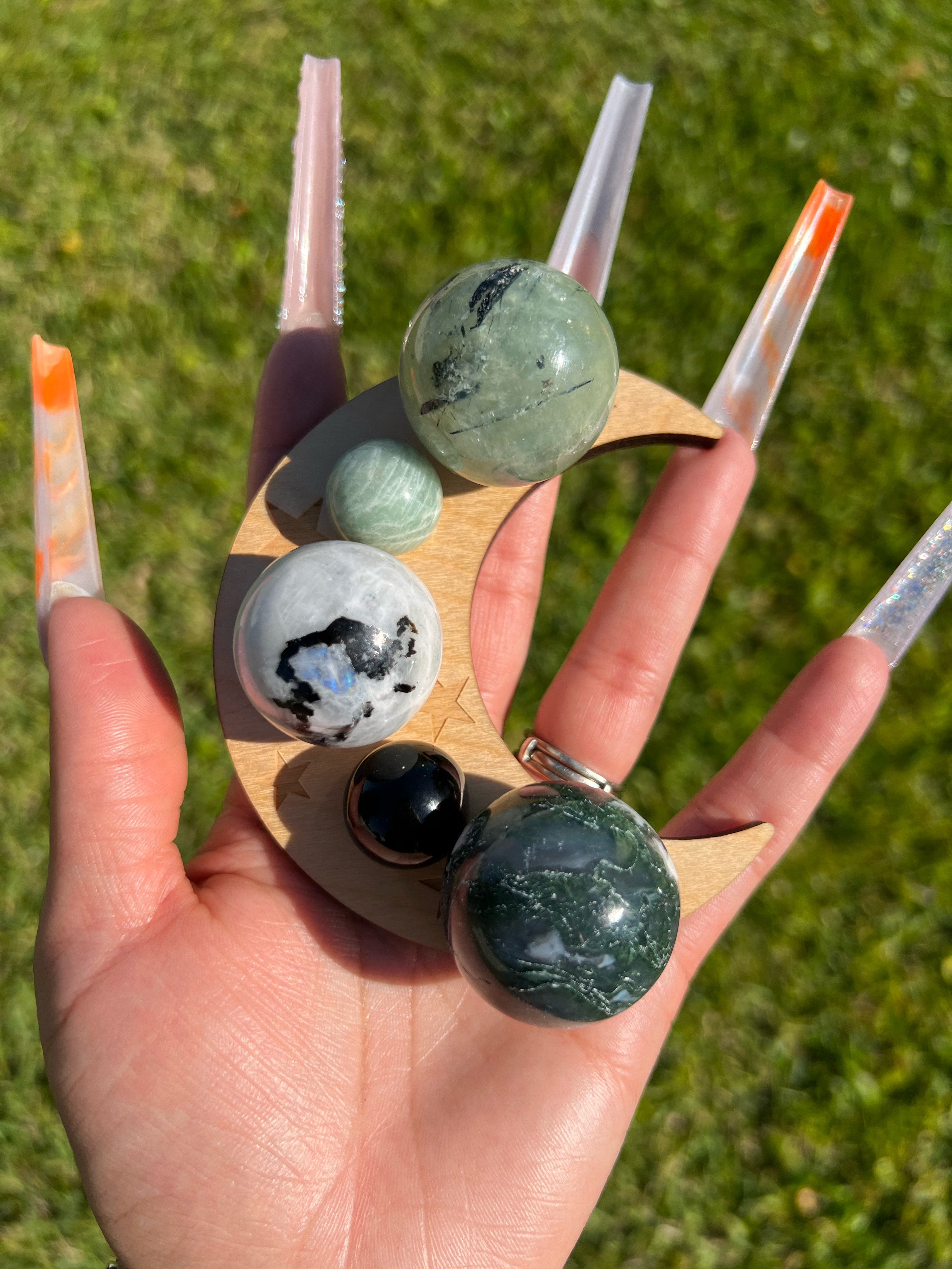 Crystal Sphere Stand