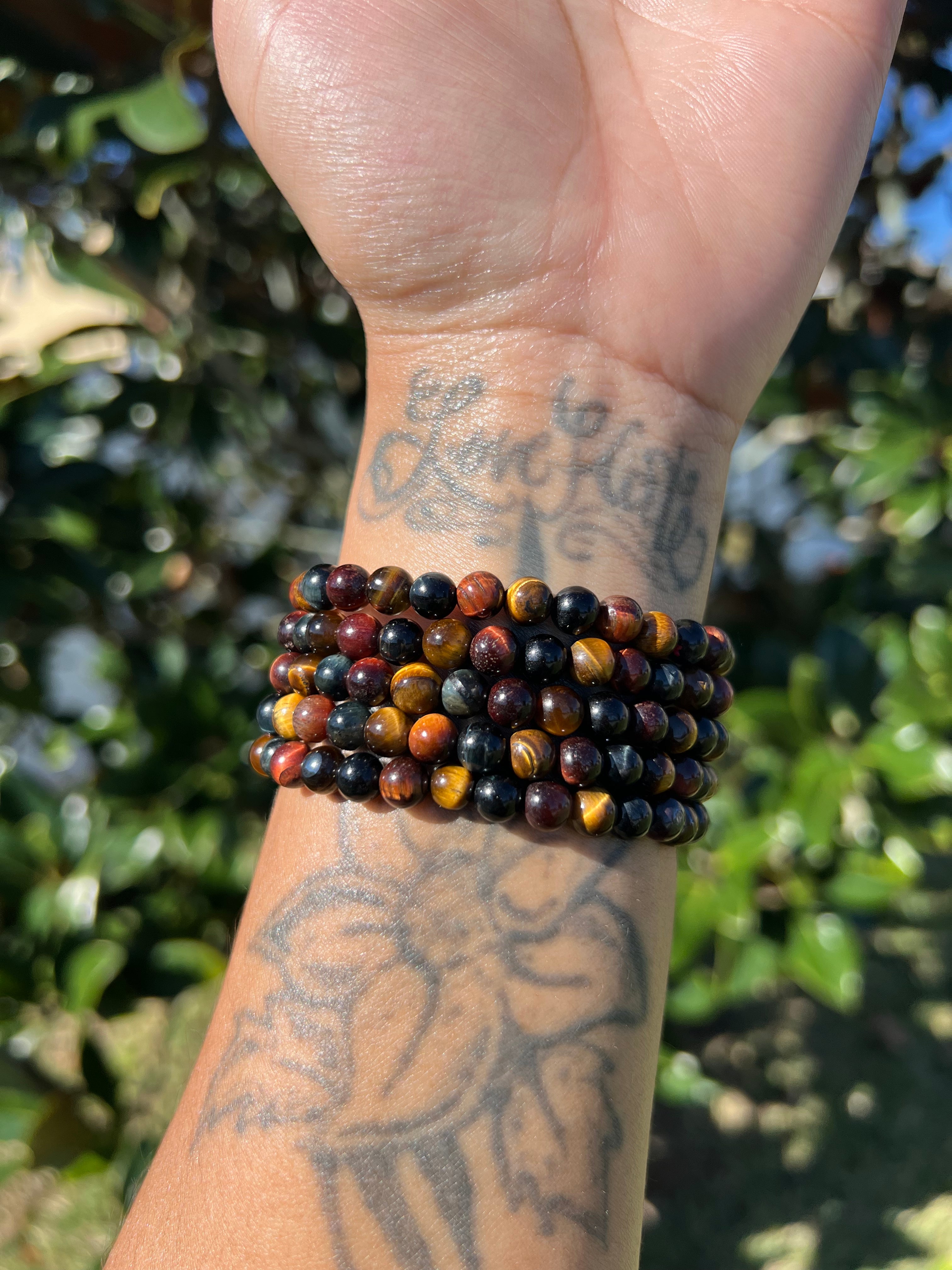 Multi-Tiger’s Eye Bracelet (6mm)