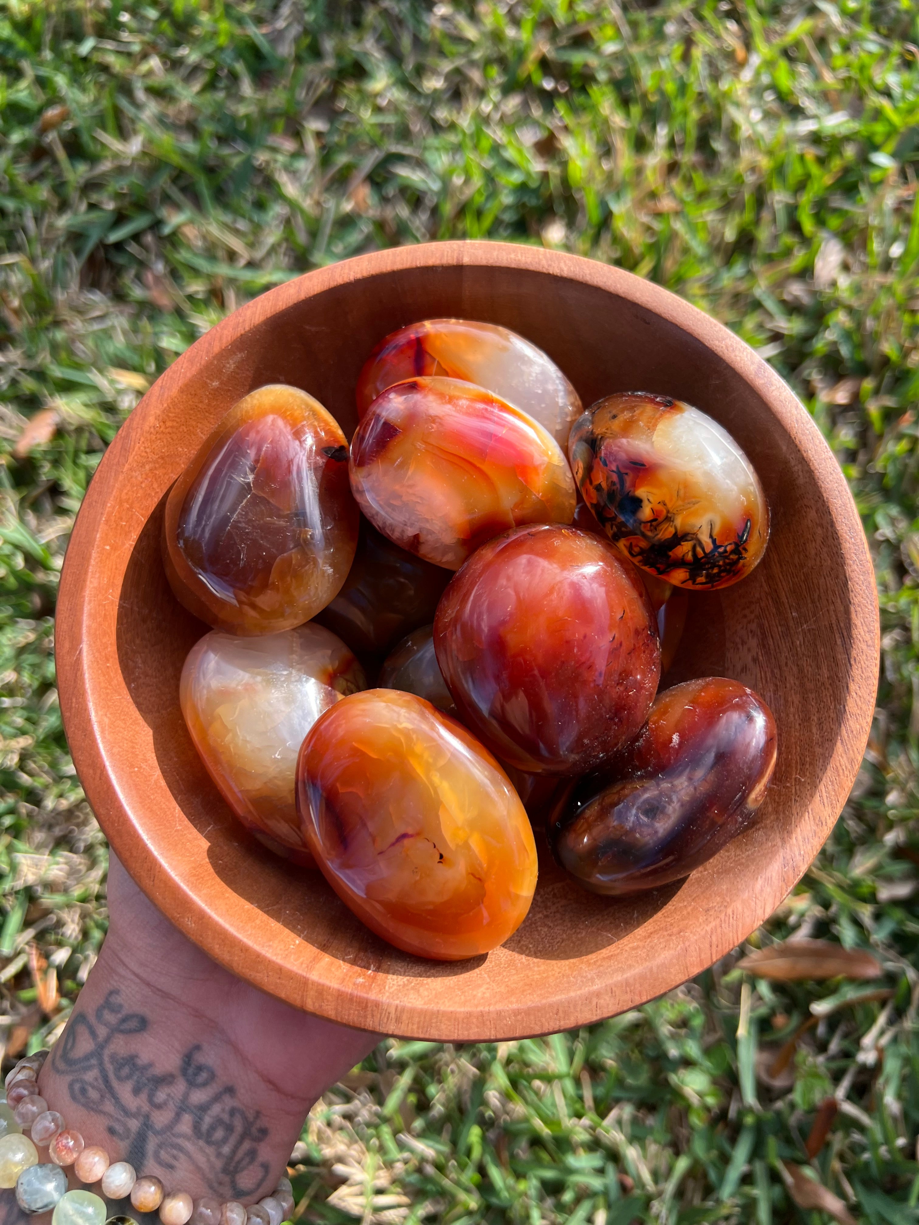 Carnelian Palmstone