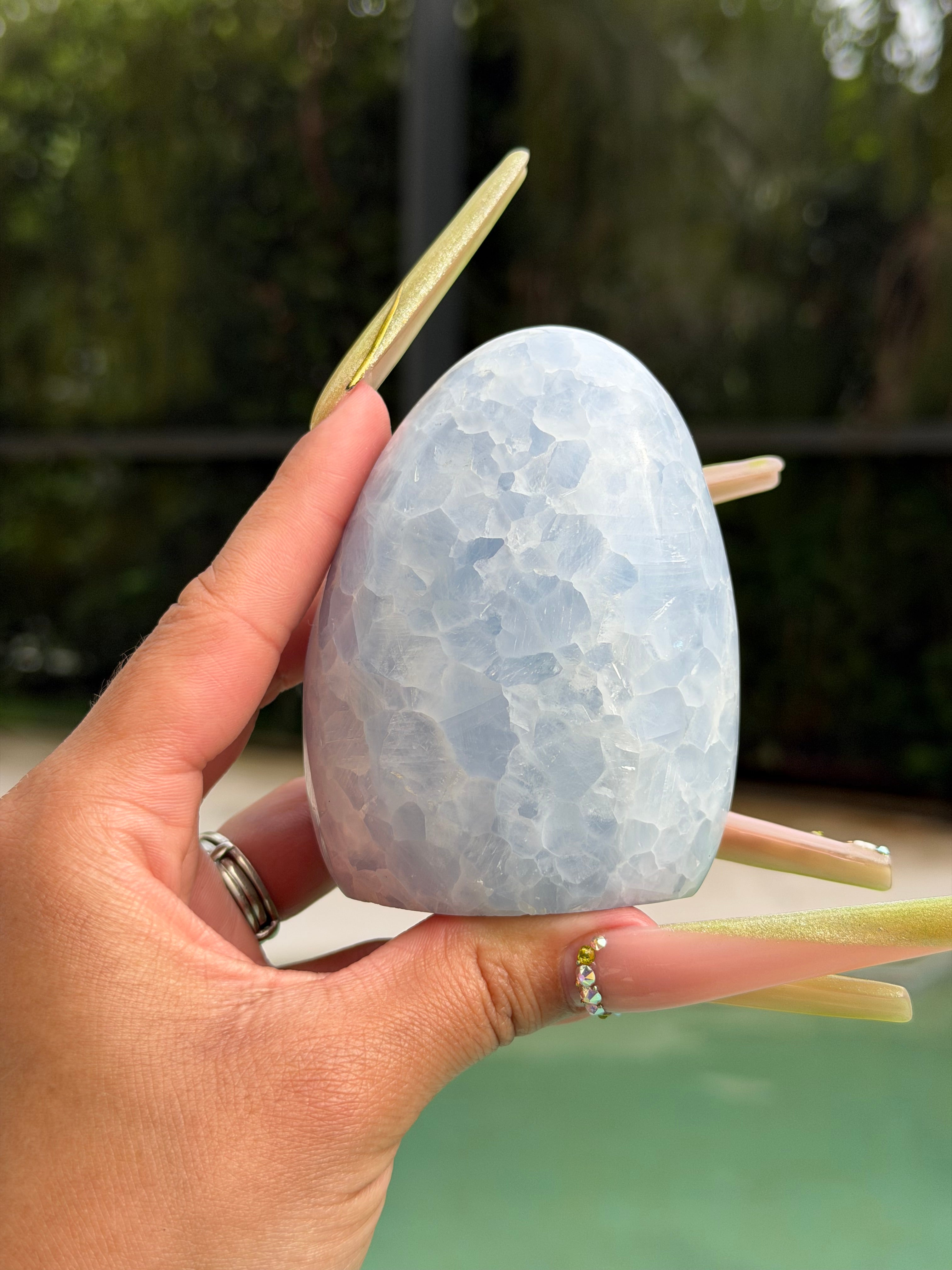 Blue Calcite Freeform