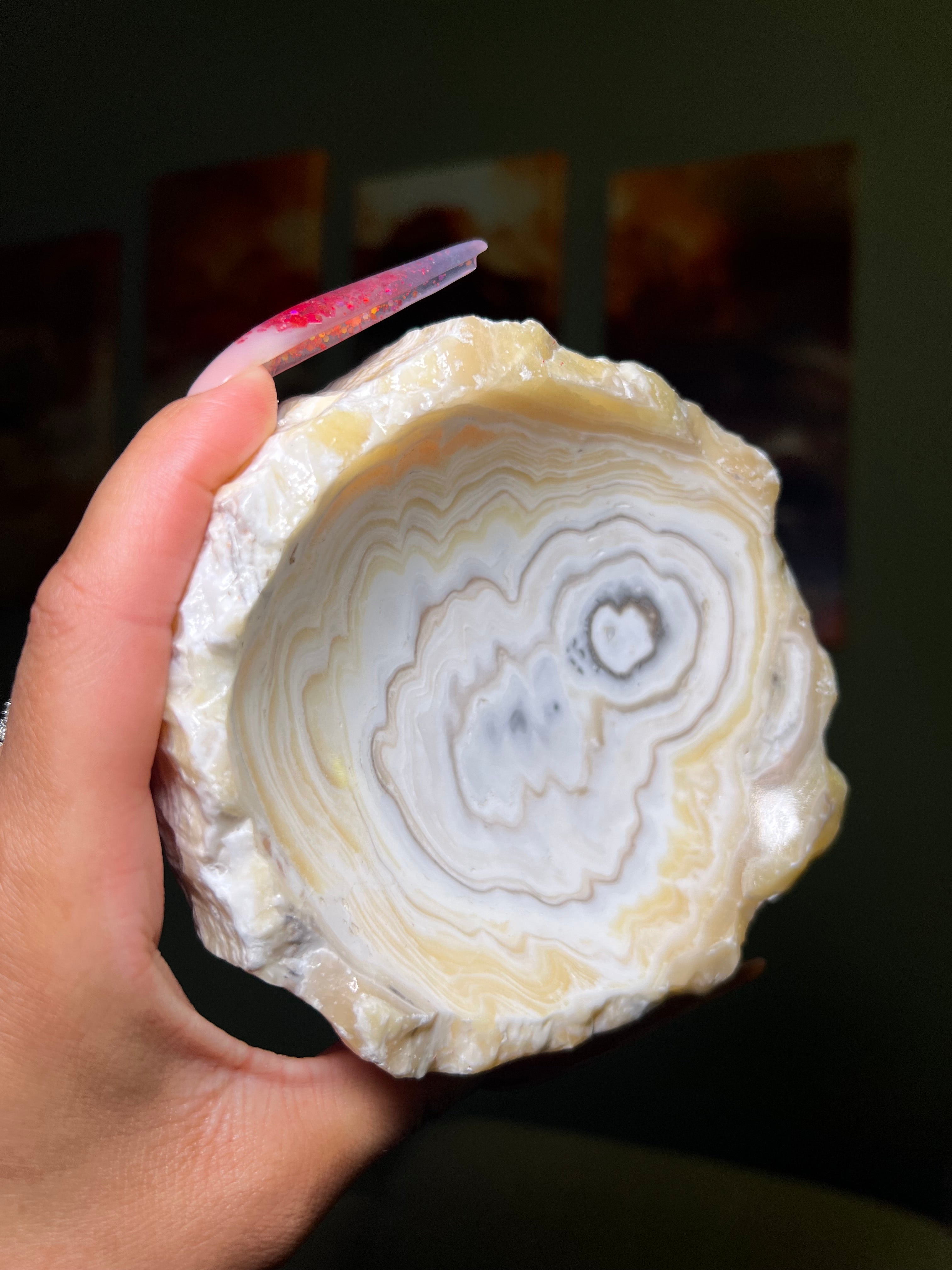 Zebra Calcite Bowl ZC4