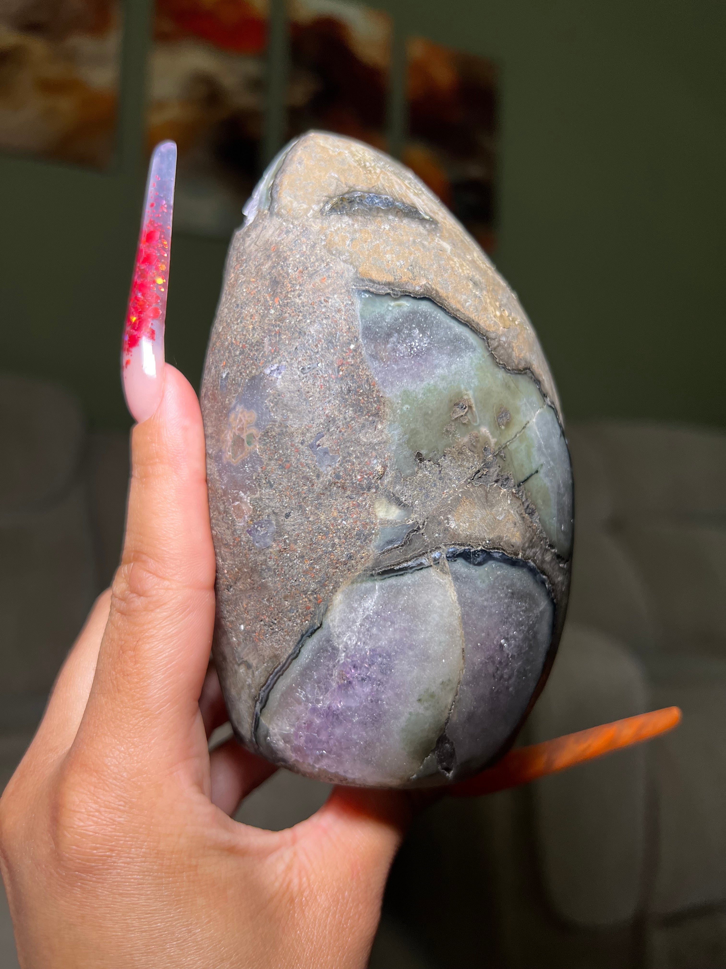 Amethyst Geode Cluster Freeform