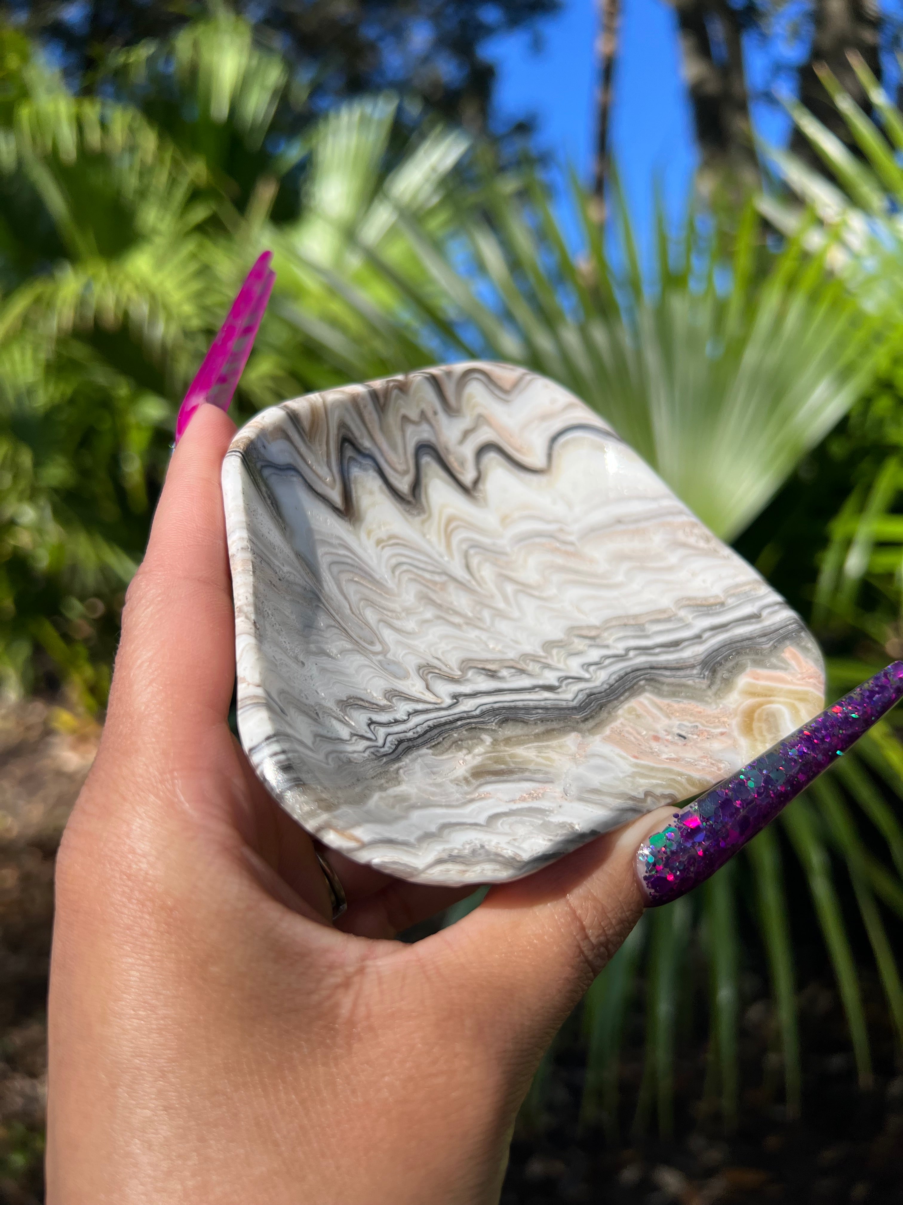 Zebra Calcite Plate ZC3