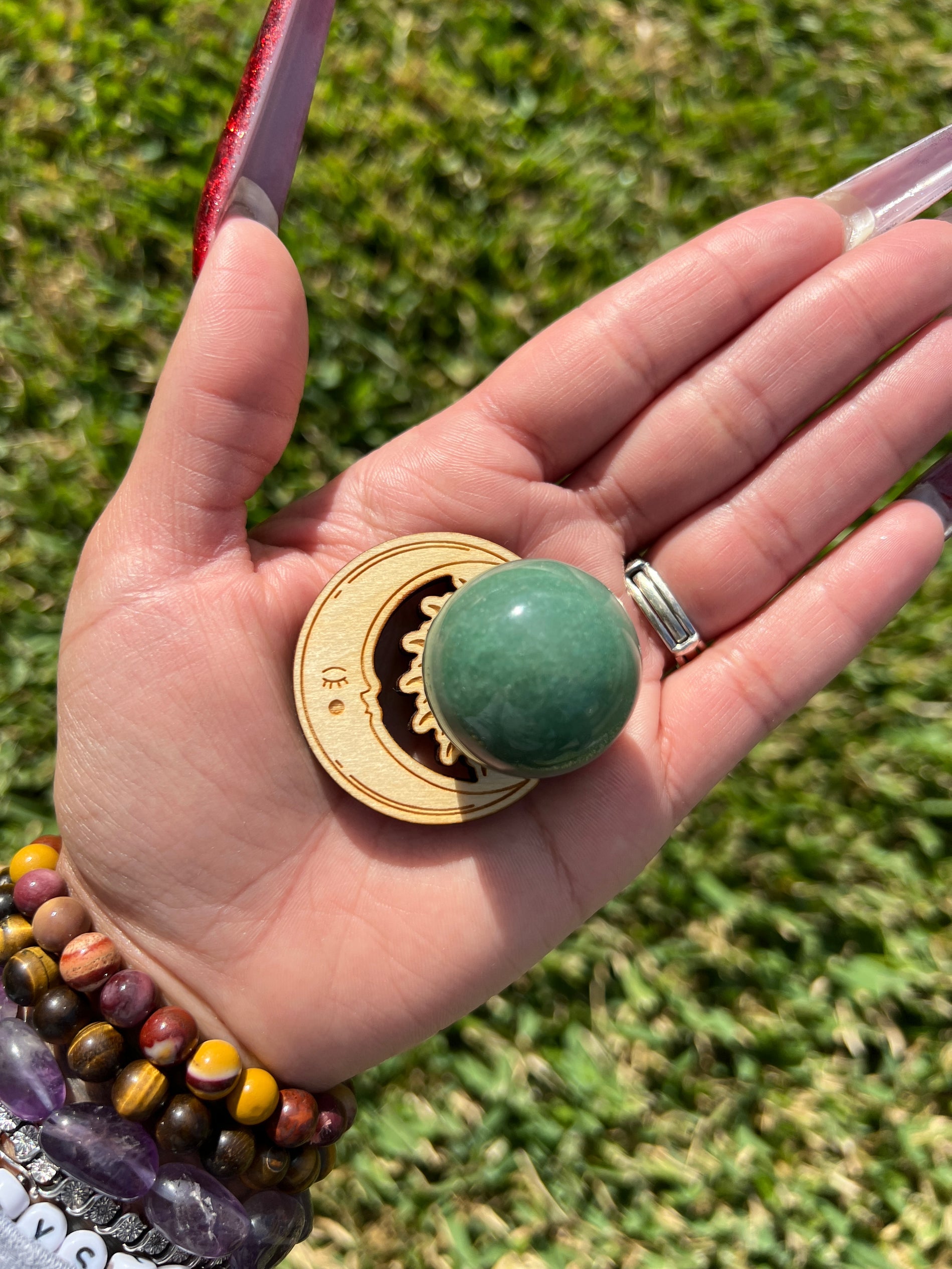 Crystal Sphere Stand