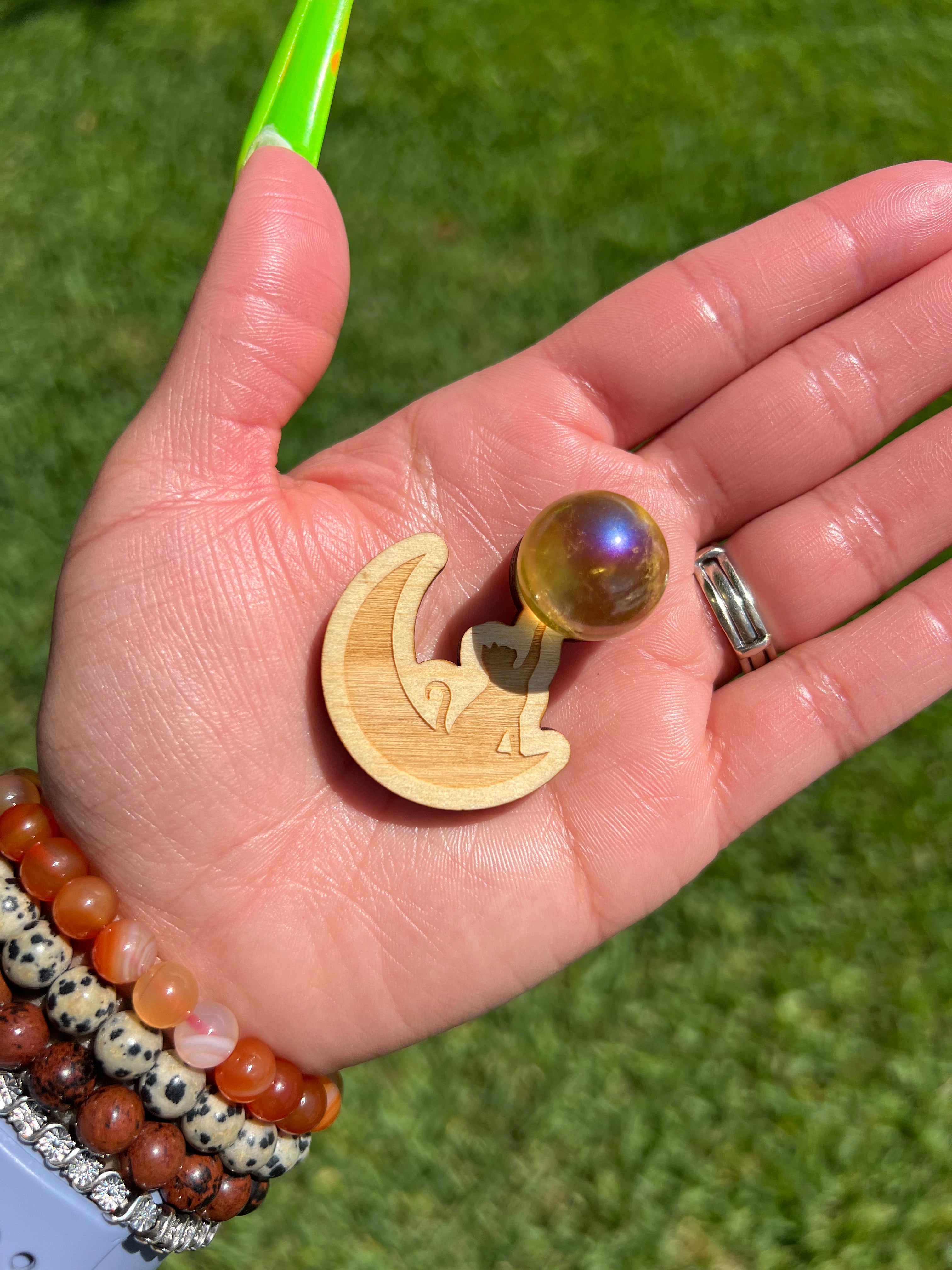 Crystal Sphere Stand