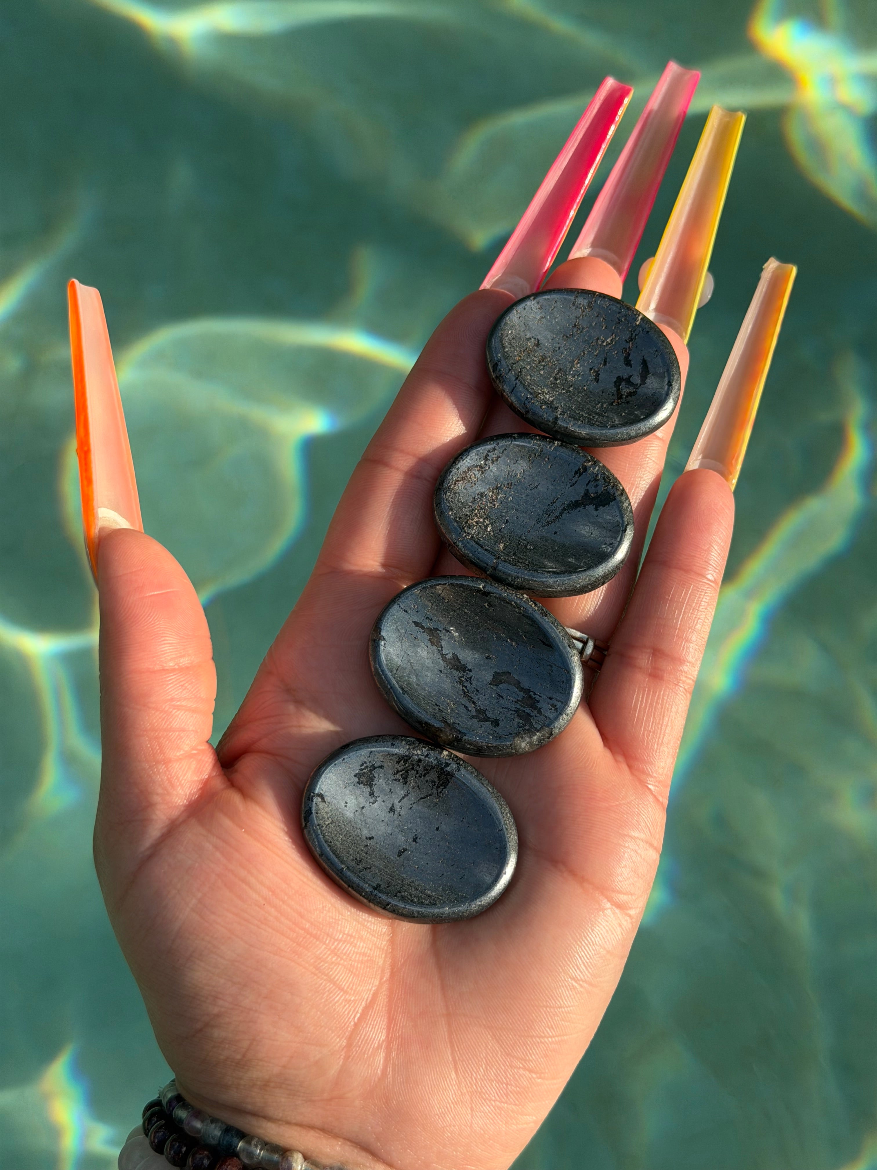 Hematite Worry Stone