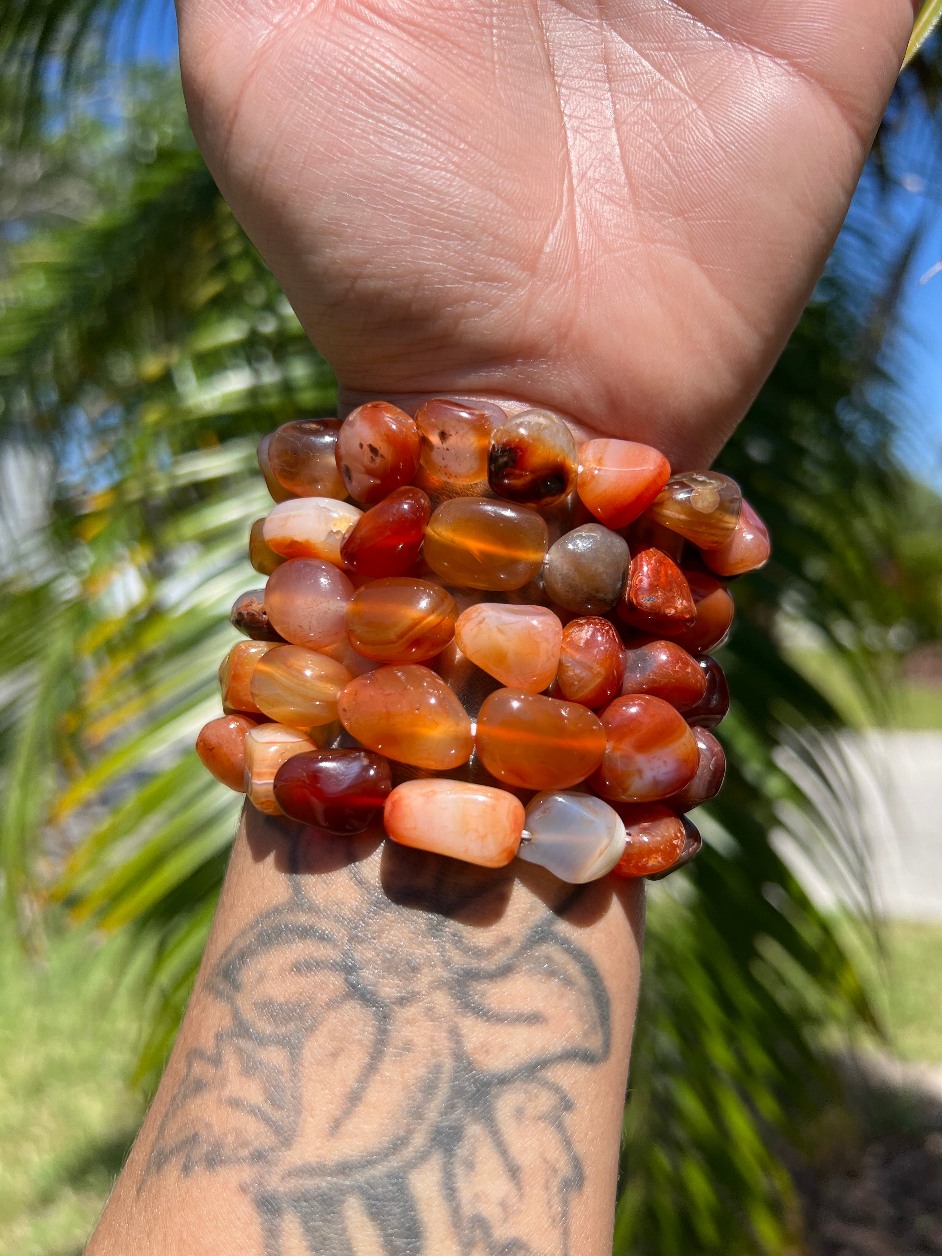 Carnelian Tumble Bracelet