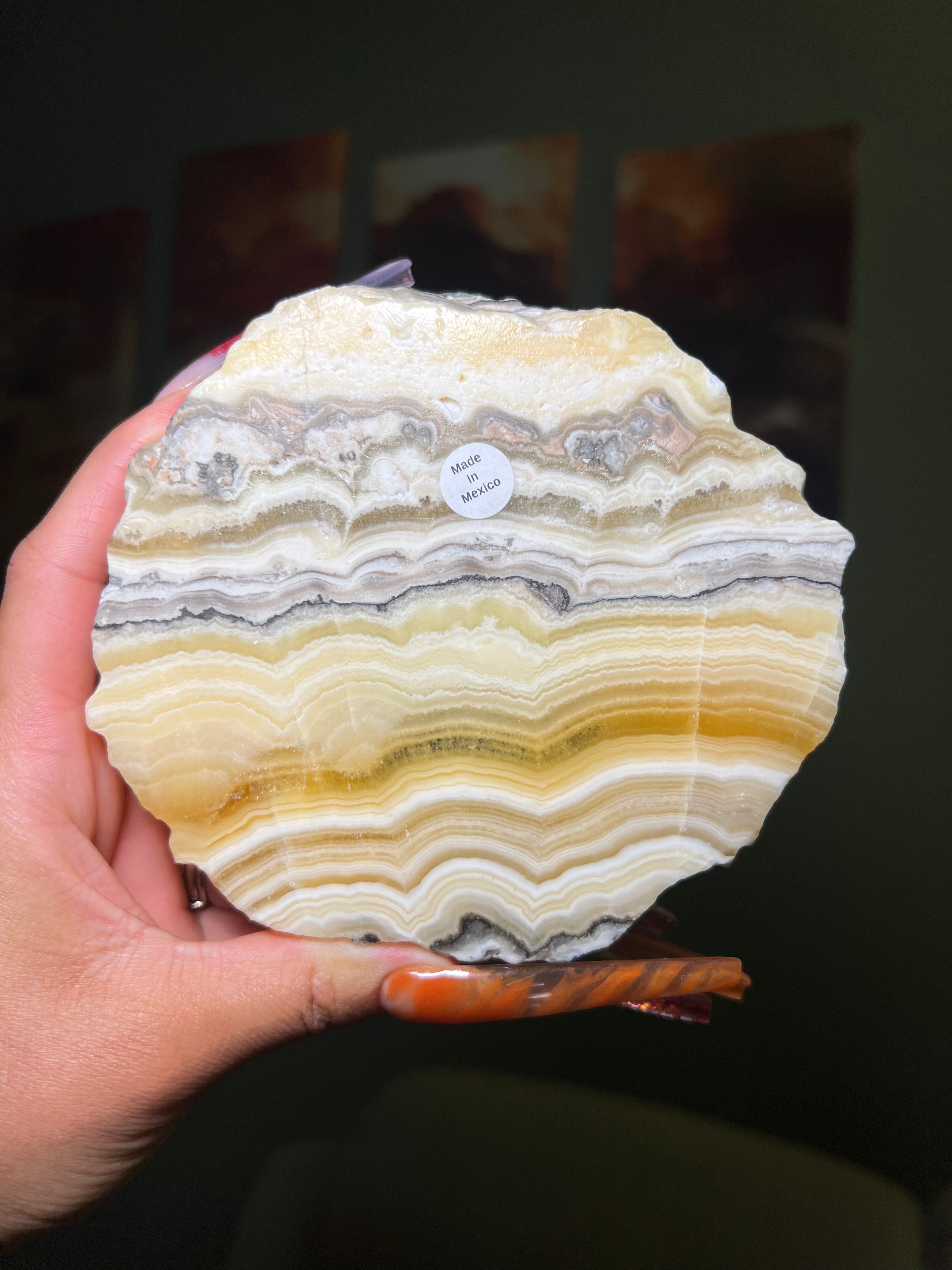 Zebra Calcite Bowl ZC1