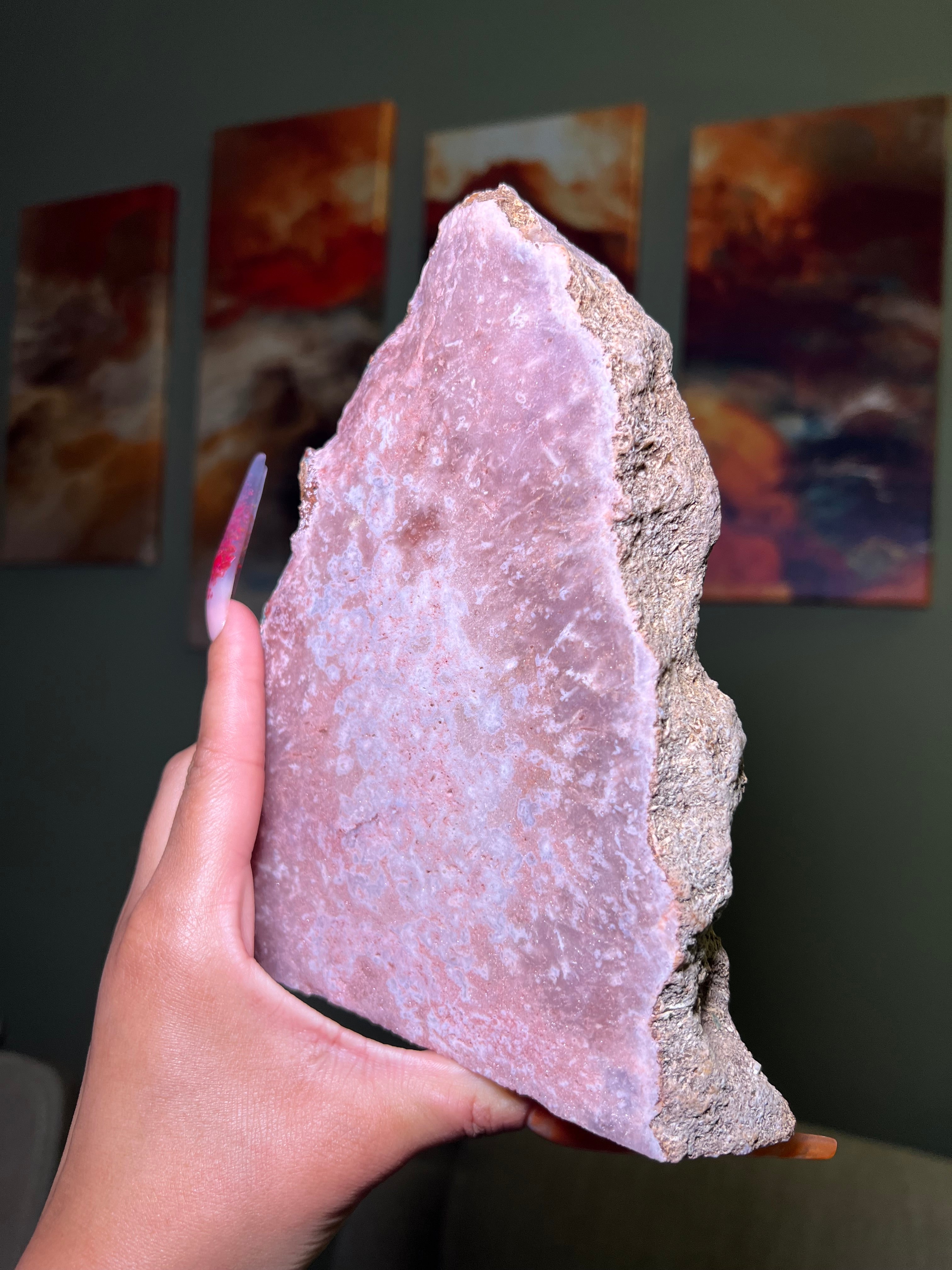 Pink Amethyst Cut Base PA3