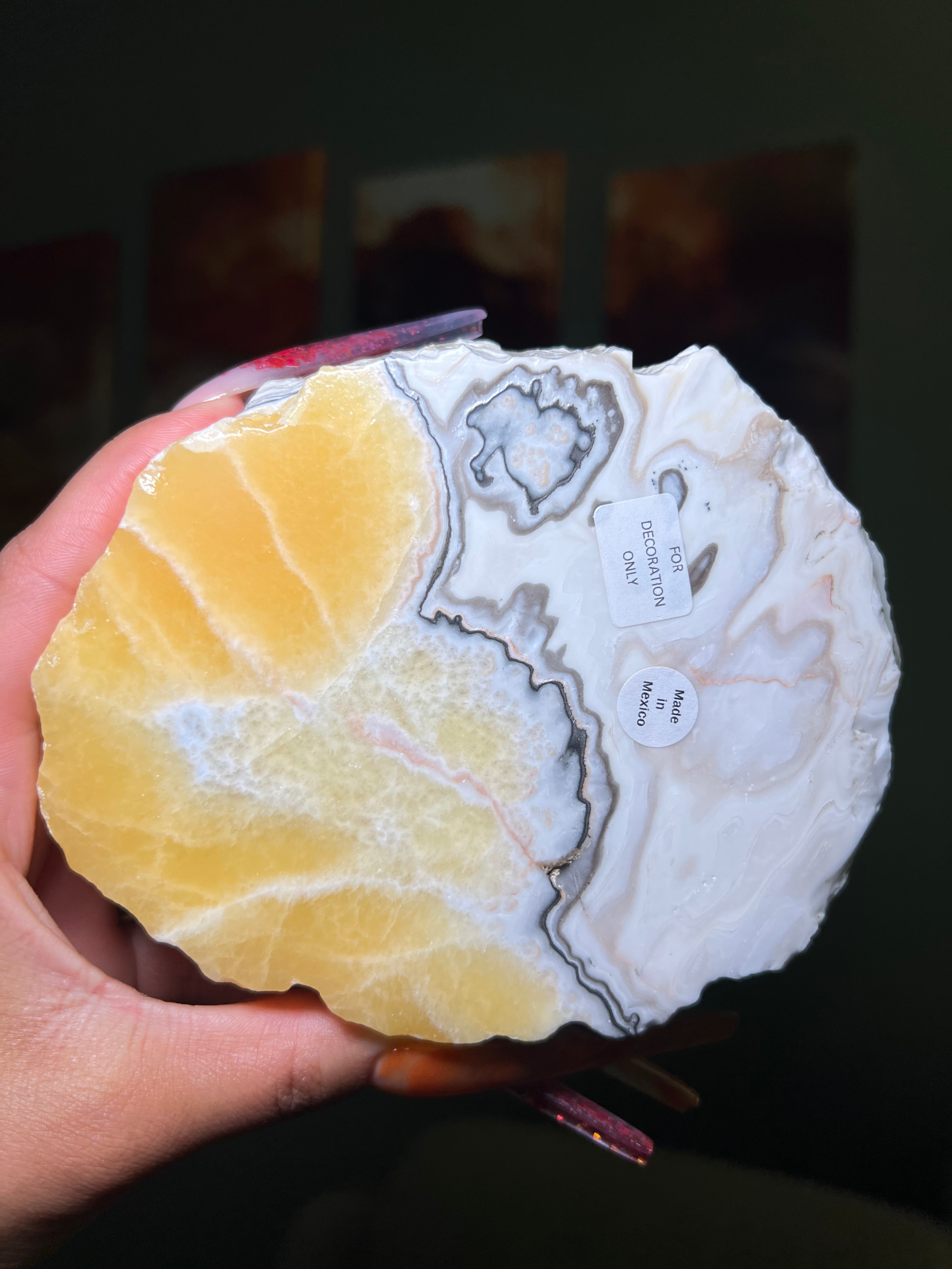 Zebra Calcite Bowl ZC4