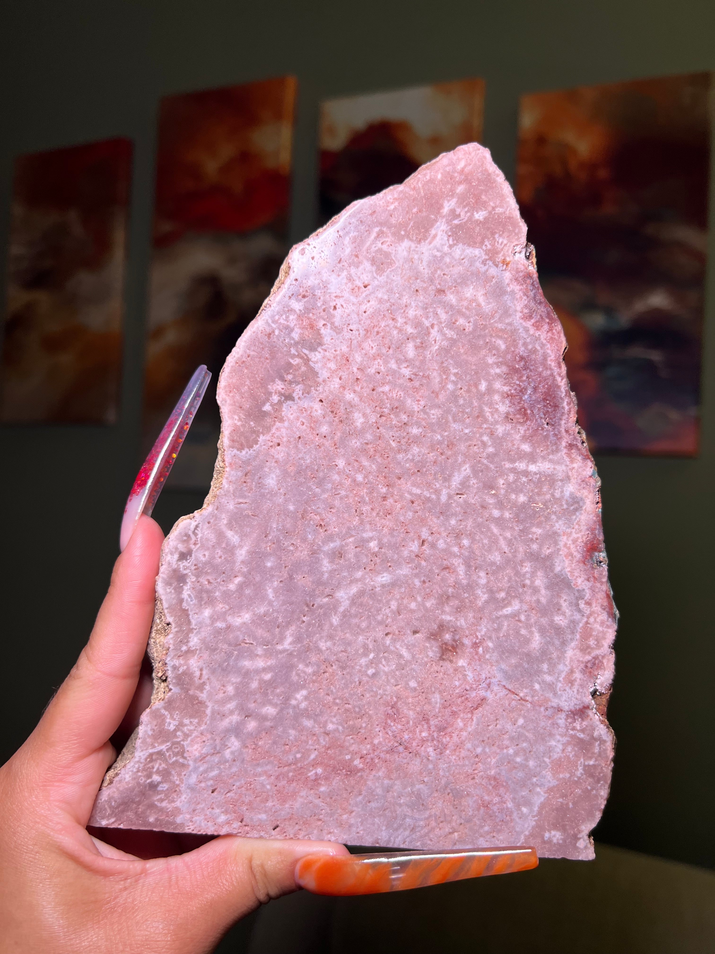 Pink Amethyst Cut Base PA3
