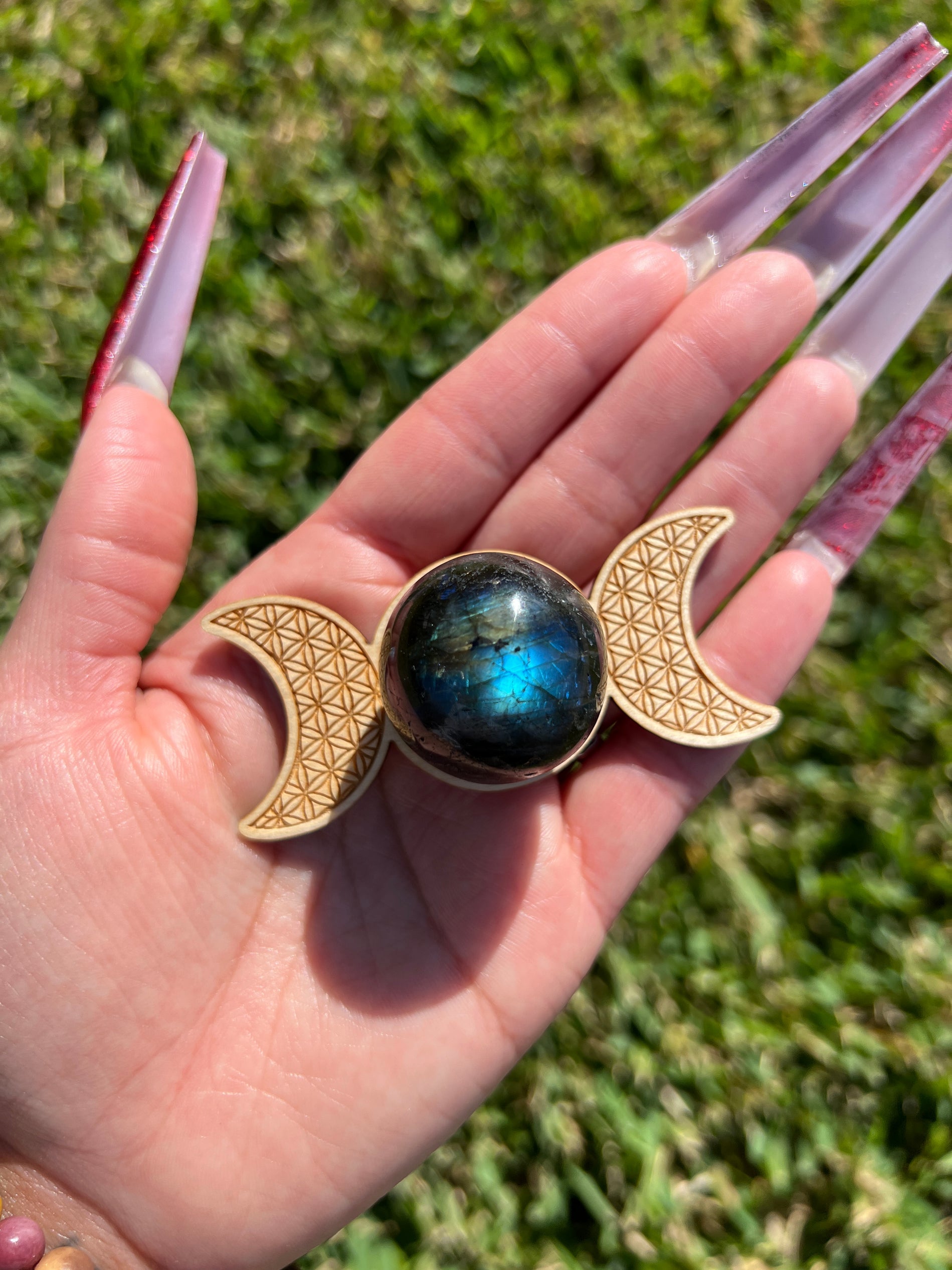 Crystal Sphere Stand